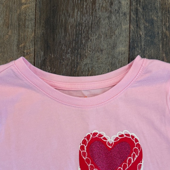 Cat & Jack light Pink BFF Heart Tee - Picture 5 of 8